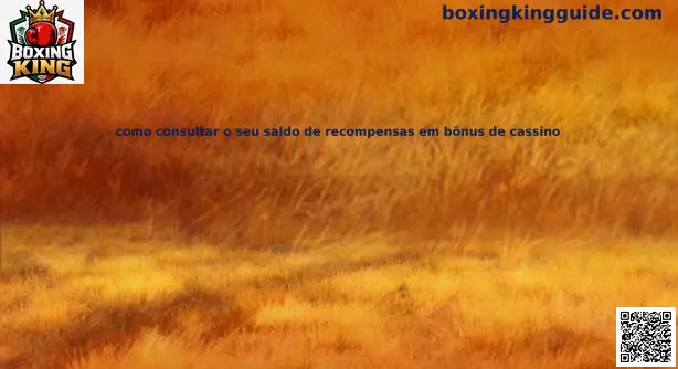 Saldo de recompensas en bonos de casino