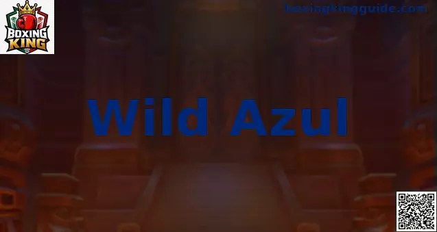 Mecánica de juego Wild Azul en el slot Boxing King