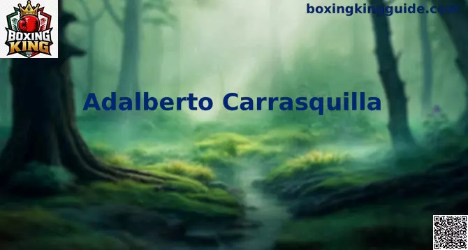 Adalberto Carrasquilla en acción