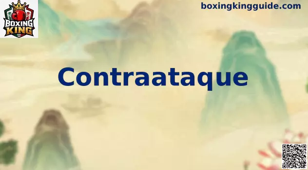 Contraataque en Boxing King técnica visual