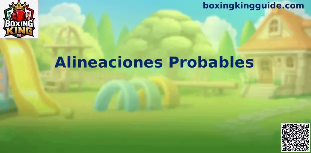 Alineaciones probables en análisis de fútbol