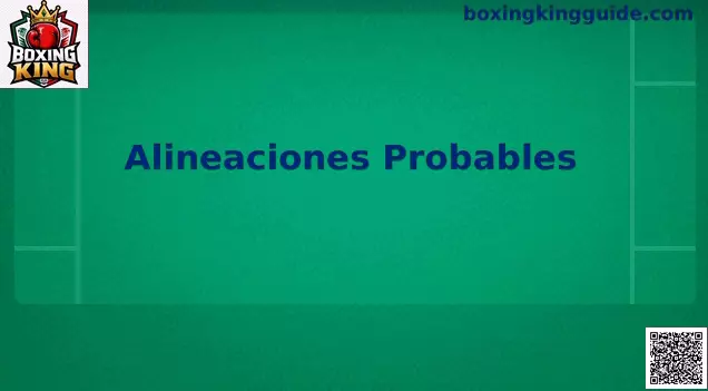 Análisis de alineaciones probables en el fútbol mexicano