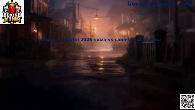 Simulador Copa Mundial 2026 Suiza vs Canadá