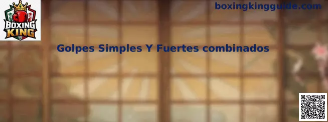 Golpes Simples Y Fuertes combinados en Boxing King