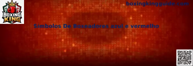 Símbolos De Boxeadores azul e vermelho en Boxing King