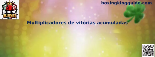 Multiplicadores de vitórias acumuladas en Boxing King