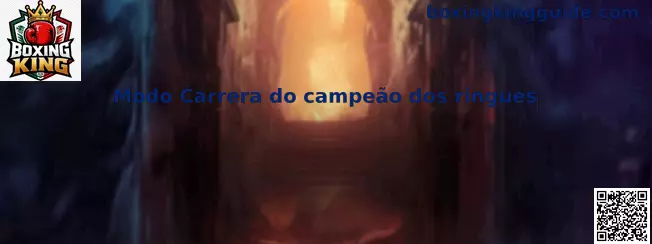 Modo Carrera do campeão dos ringues en Boxing King
