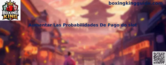Información sobre probabilidades de pago en Boxing King slot