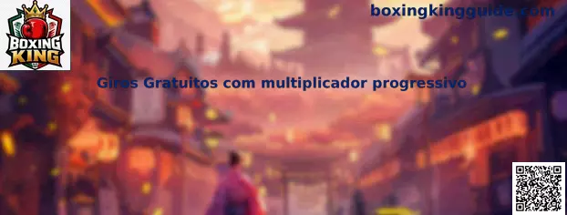 Giros Gratuitos com multiplicador progressivo en Boxing King